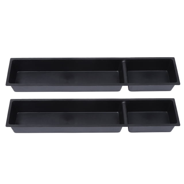 unbranded 2Ud Alimentador Para Gallinas Plástico Negro Con Antiderrame Y Fácil