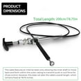 thumbnail image 5 of MOMOJIA AM134404 Spout Control Cable for Deere 44'' 47'' 54'' 59'' 60''Snow Thrower, 5 of 8