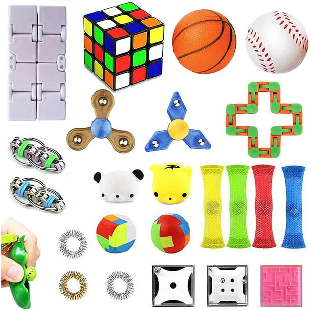 Anti Stress Adultes Doigt Jouet Enfant Autisme TDAH Anxiété Stress Relief  Sensory Toys Jeux Antistress Toy