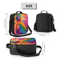 thumbnail image 2 of Disketp Colorful Parrot Jungle Dream A Insulated Lunch Bag Lunch Box - Lunch Bag for Men Adult Women, 2 of 7