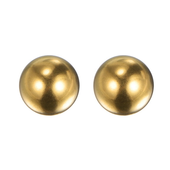 Uxcell 25mm Precision Solid Brass Bearing Balls for Bearings Valves Decoration 2 Pack