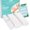White, variant on Uralili 400 Pcs Thickened Wax Strips Non Woven Waxing Strip Kit For Hair Removal 3 X 9''&1.5 X 4''