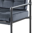 thumbnail image 4 of Sandy Grey Loveseat with Loose Back and Seat | In Primary Living Spaces | Allows Easy Adjustment and Comfort, 4 of 4
