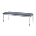thumbnail image 3 of Lando Gray Acrylic leg Bedroom Bench, 3 of 4
