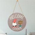 thumbnail image 3 of Bewildely Cartel de bienvenida de Navidad, llave de bienvenida de ecológica, decoración de tablero de puerta colgante para porche, oficina, aula, Kits de decoración para fiestas Bewildely HA017448-00, 3 of 6