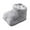 Gray, variant on Foot Warmer Shell with Soft Fabric Cover, Thermal Slipper Insert for Cold Weather, Fits Up to 11 Inch Feet