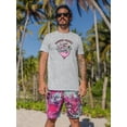 thumbnail image 2 of Summer Wishes Flamingo T-Shirt Men -Smartprints Designs, Male 5X-Large, 2 of 4