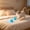 Light Blue, variant on Interactive Automatic Rolling Cat Toy – Smart Electrical Moving Ball with Random Motion, USB Rechargeable, Soft Silicone Casing & Long Battery for Boredom Relief,Light Blue