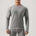 thumbnail image 5 of LIaqionyy Men's Thermal Underwear Top Base Layer Crewneck Long Sleeve Shirt Cold Weather Undershirt Winter Tops, 5 of 7