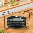 thumbnail image 4 of GXFMYA Multifunctional Folding Pizza Rack, Food Preparation Stand for Kitchen, Parties, and Family Gatherings, 4 of 7