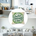 thumbnail image 5 of nygtbtfer Flower Wreath Cushion Covers Pink Cases Decorative for Sofa Couch Office Car Chair Patio White, 5 of 7
