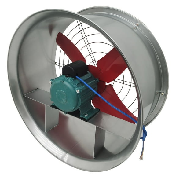 Techtongda 20" Cylinder Pipe Fan Circular Duct Fan Medium Speed Explosion-Proof Ventilation Fan 220V