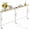 Oak, variant on 33.5 Inch Behind Couch Table, 24"-32" Adjustable Height Range, Behind The Couch Table with Outlet, Adjustable Console Table, Narrow Long Sofa Table, for Living Room, Small Black