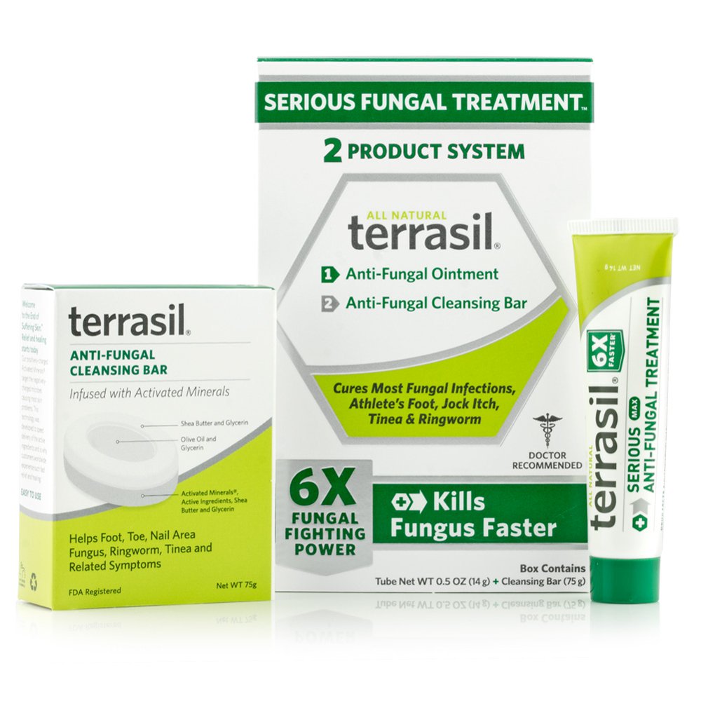 Terrasil® Antifungal Treatment 2Product AntiFungal Ointment and
