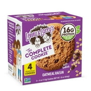 Lenny and Larry's The Complete Cookie, Oatmeal Raisin, 4 oz, 4 Ct