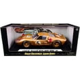 thumbnail image 3 of Shelby Collectibles SC430 1966 Ford GT-40 MK II No.5 Gold After Race Dirty Version 1 by 18 Scale Diecast Model Car, 3 of 3