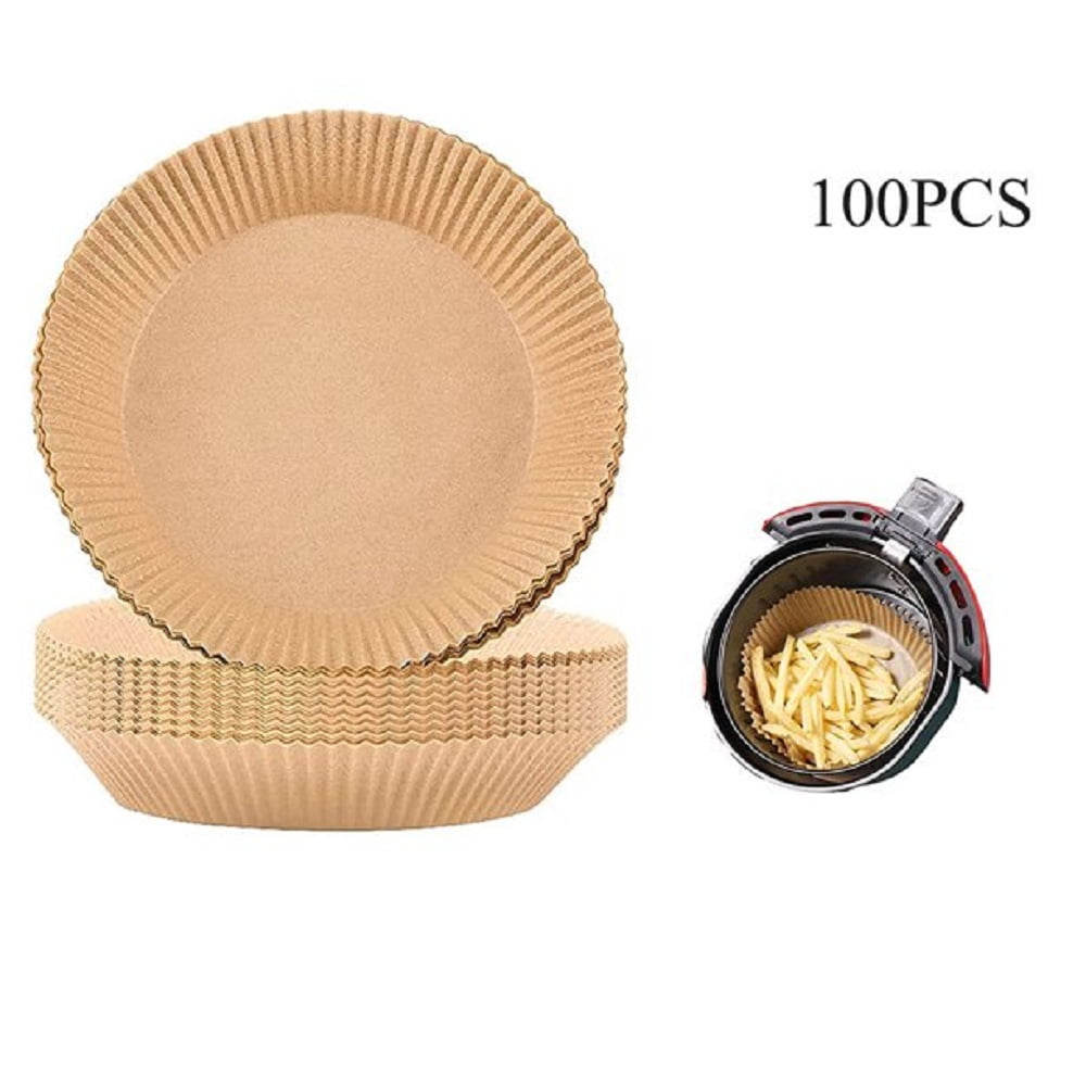 Air Fryer Disposable Aluminum Foil Liners, 20PCS Non-stick Air Fryer Liner  Oil-proof, Water-proof, Food Grade Cookware for Baking Roasting Frying