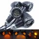 thumbnail image 3 of Indicadores / Luces Indicadoras De Giro De Motocicleta Universal De 4 Piezas LED, Luces Intermitentes ámbar Intermitentes- Accesorios De Motocicletas Soledad Señal de vuelta de las luces de freno, 3 of 10
