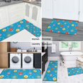 thumbnail image 5 of Pioneer Flower Floral Print Pattern Kitchen Rugs Sets Of 2, Anti Fatigue Non Slip Washable Floor Mats for Kitchen Sink Laundry, 17X30 Inch + 17X47 Inch, 5 of 6