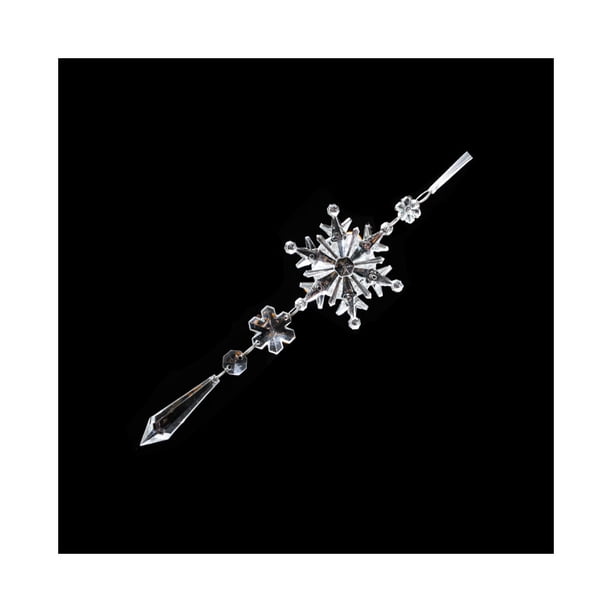 Matsuzay Decoración colgante de árbol de Navidad copo de nieve Artificial HA073773-05