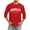 Red, variant on Big and Tall Shirts for Men 3/ 4 Sleeve Letter City Name T Shirts Comfortable Crewneck Solid Color Fit Tee Shirt Tops Spandex T for Men V Neck Mens Trashier Large Tall 3xlt S