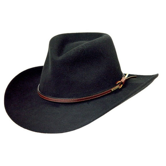 Sombrero Stetson Bozeman Outdoor Negro Talla Grande Ala 8,3 cm