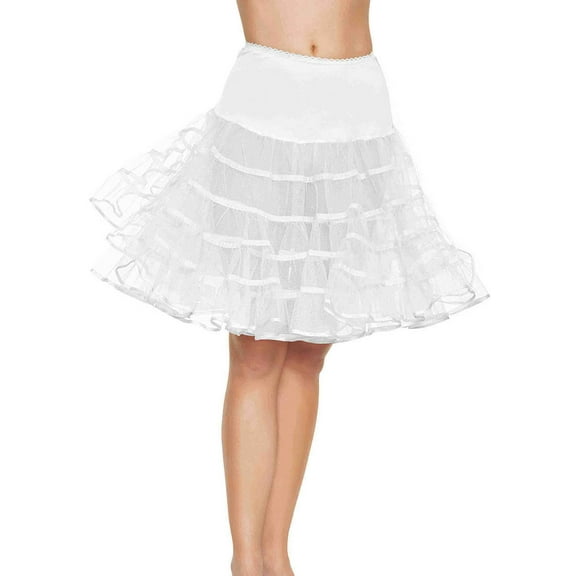 Knee Length Petticoat Skirt