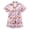 H63 Purple, variant on SJLDQY Halloween Girls' Satin Pajamas 2 Piece Short Sleeve Ghost Pumpkin Shirts Shorts Loungewear Sets Casual Sleepwear Button Down Pj Sets for Girls
