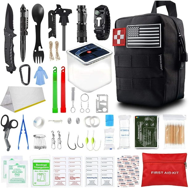 chockeie Survival Kit, 39 Pcs Tactical Tools Hunting Gear