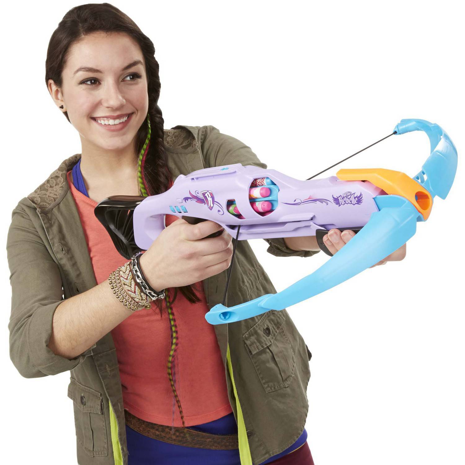 Nerf Rebelle Codebreaker Crossbow Blaster - Walmart.com