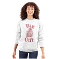 thumbnail image 3 of Funny Big Wrapped Christmas Present Unisex Plus Fleece Graphic Sweatshirt Brisco Brands 3X, 3 of 5