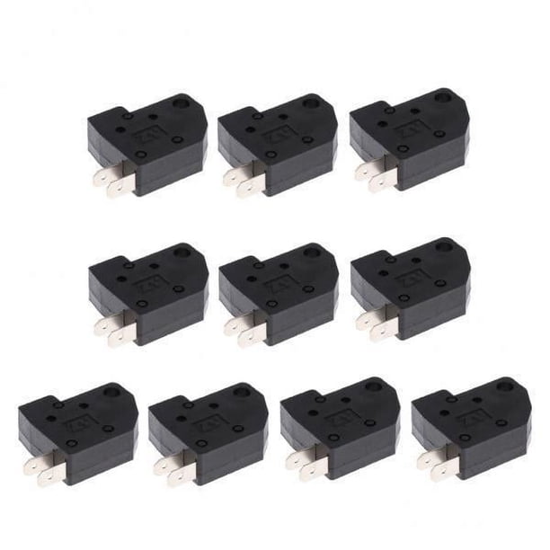 2x interruptor de freno de palanca delantera izquierda Universal para luz de freno de motocicleta Scooter 2 piezas