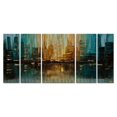 thumbnail image 2 of ALL MY WALLS Osnat 'The Capital' Metal Wall Art, 2 of 5
