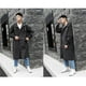 thumbnail image 5 of Impermeable para hombre Poncho con capucha botón cierre senderismo ropa de L Colcomx Chubasquero con capucha, 5 of 8