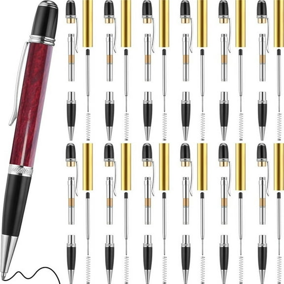 1 set * pen kits for woodturning-Silver