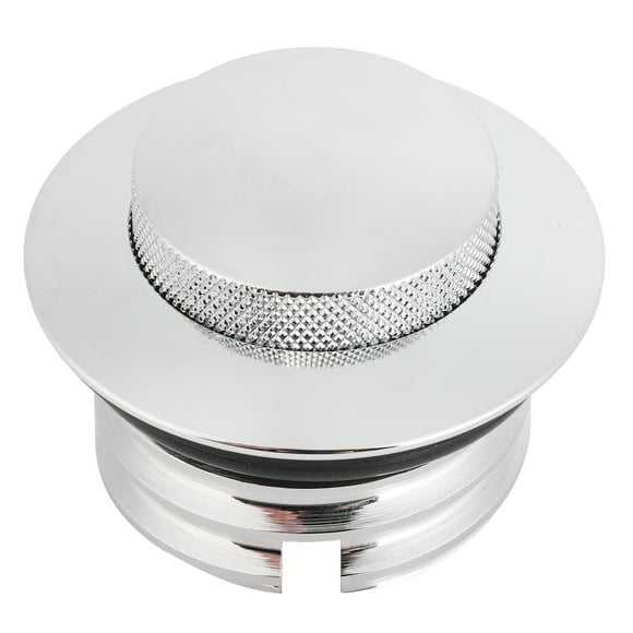 MAYUJIAA Fuel Tank Cover Push Type CNC Aluminum Alloy Oil Filler Cap Replacement Exterior PartsElectroplate QM321-60120