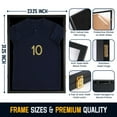 thumbnail image 5 of 4-Piece Set ofJersey Display Frames, Dimensions: 23.3x31.2x1.5 inches, Secure Locking Jersey Shadow Boxes with PC Glass Offering 98% UV Protection, Includes Hangers, 5 of 6