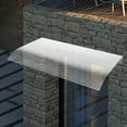 thumbnail image 4 of Miumaeov Awning Canopy Porch Door Awning UV Rain Snow Protection for Front Door/Porch Patio Roof Rain Shelter Thicken Clear Cover Maintenance Patio Awning Polycarbonate Sheet No Brackets, 4 of 12