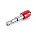 thumbnail image 2 of 1/4 Inch Hex Shank Screwdriver Bit Holder Stainless Steel Screwdriver Bit Extender Adapter Sleeve Red 60mm 1pc, 2 of 8