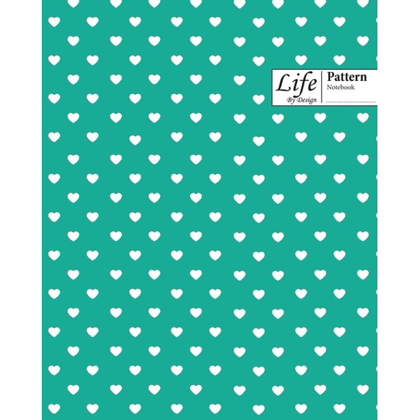 Hearts Pattern Composition Notebook (Paperback)