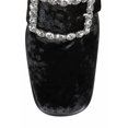 thumbnail image 3 of Jeffrey Campbell Women NOSTALGIA BLACK CRUSHED VELVET SILVER, 3 of 4