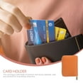 thumbnail image 4 of WRITWAA Women Card Holder Pouch Compact Caramel 1Pack 4.52X3.54X1.18in, 4 of 6