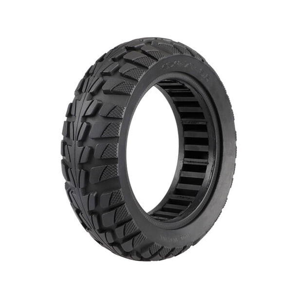 Neumático sólido de 10 x 2,7-6,5, neumático sin cámara a prueba de explosiones para patinete eléctrico de 10 pulgadas, neumático todoterreno delantero y trasero, neumático interior hueco no