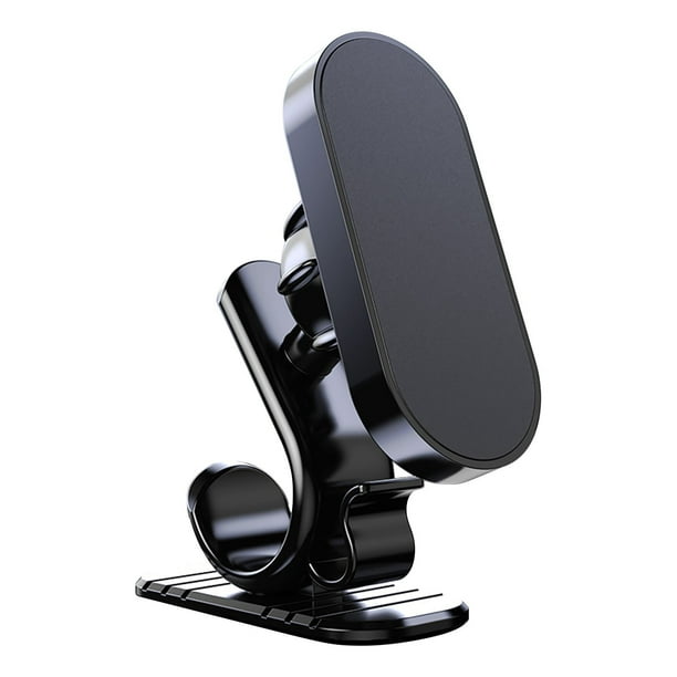 Support Magnetique 【Pliable Multifonction】Aimant Téléphone Voiture avec  base pliable 360° Universel Porte Portable Compatible avec iPhone Samsung  Pour