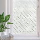 thumbnail image 1 of (45 × 200 cm) Película para ventanas anti-miradas Película para ventanas opaca Patrón de rayas diagonales Película para ventanas electrostática, 1 of 3
