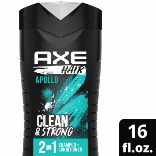 AXE Wash & Care Apollo Wash & Care 2-in-1 Shampoo & Conditioner 16 oz - Pack of 2