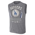 thumbnail image 2 of Men's Darius Rucker Collection by Fanatics Charcoal Los Angeles Dodgers Relaxed-Fit Muscle Tank Top, 2 of 3