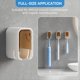 thumbnail image 4 of Portacepillos de Dientes para Baño con Diseño de una Sola Ranura. Dispensador Individual para Viajes Familiares. Color Té., 4 of 5