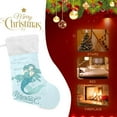 thumbnail image 4 of Blue Mermaid Sale Christmas Stockings, Christmas Presonalized Large Stocking Sock, Set of 2 Xmas Party Winter Decor Candy Bag Family Holiday Gift, 17.7 Inch, 4 of 7