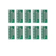 thumbnail image 2 of POCREATION 3 Rangées Plaque d'Adaptation 10 Pièces 1.27MM 2.0MM 2.54MM 8 Broches Plaque d'Adaptation 3 Rangée 24, 2 of 8